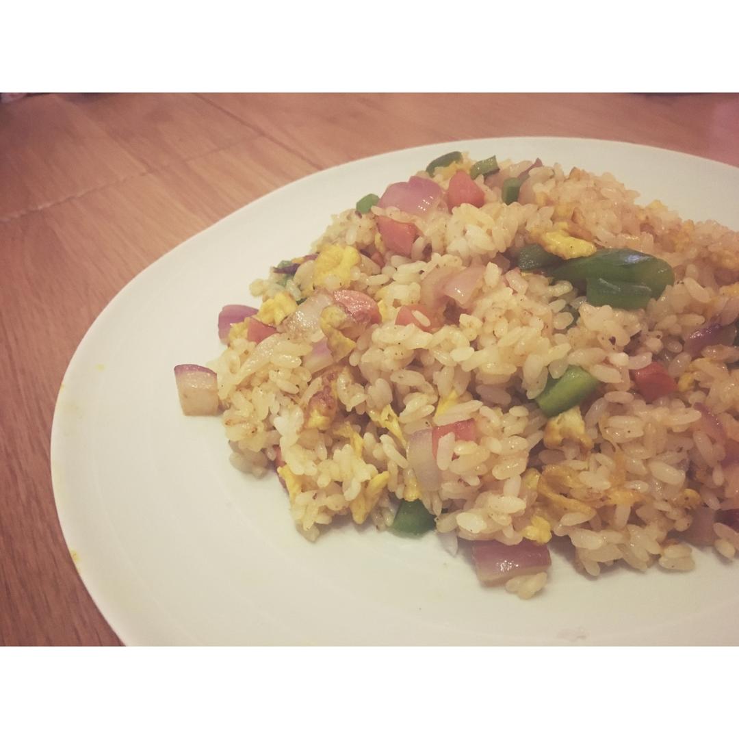超好吃的咖喱炒饭