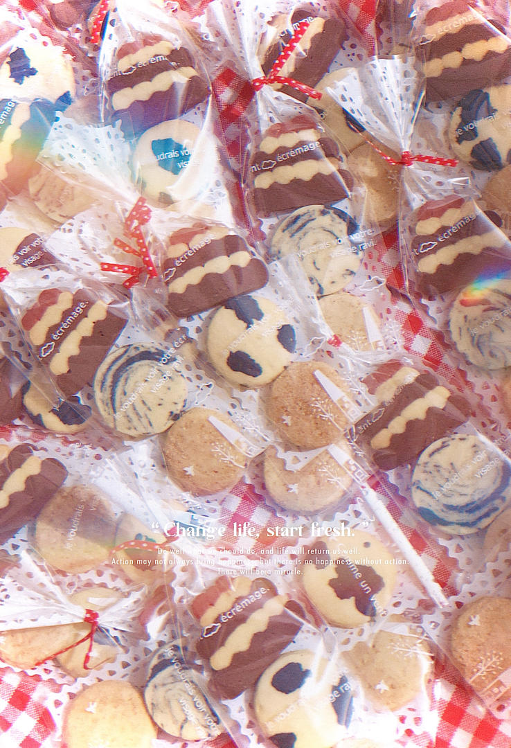 少女心爆棚双层蛋糕饼干