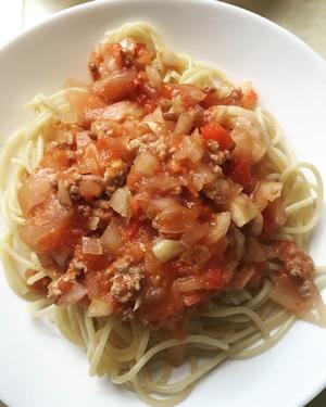 超简单意大利番茄肉酱面的做法 步骤9