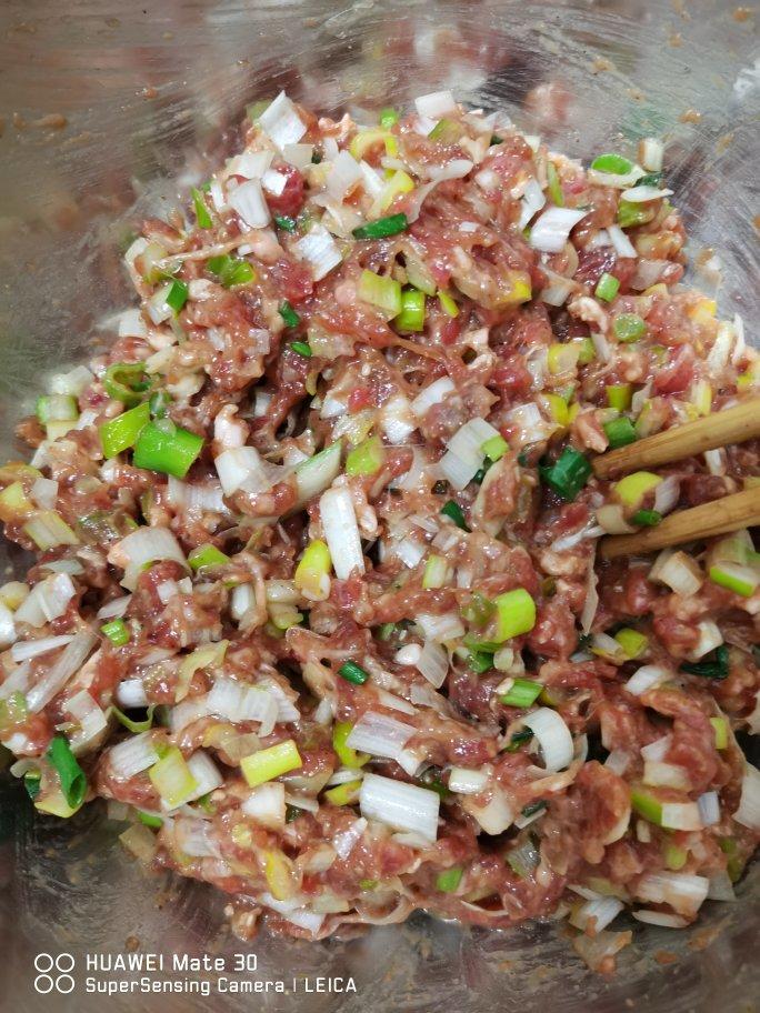 大葱牛肉饺子馅、包子馅