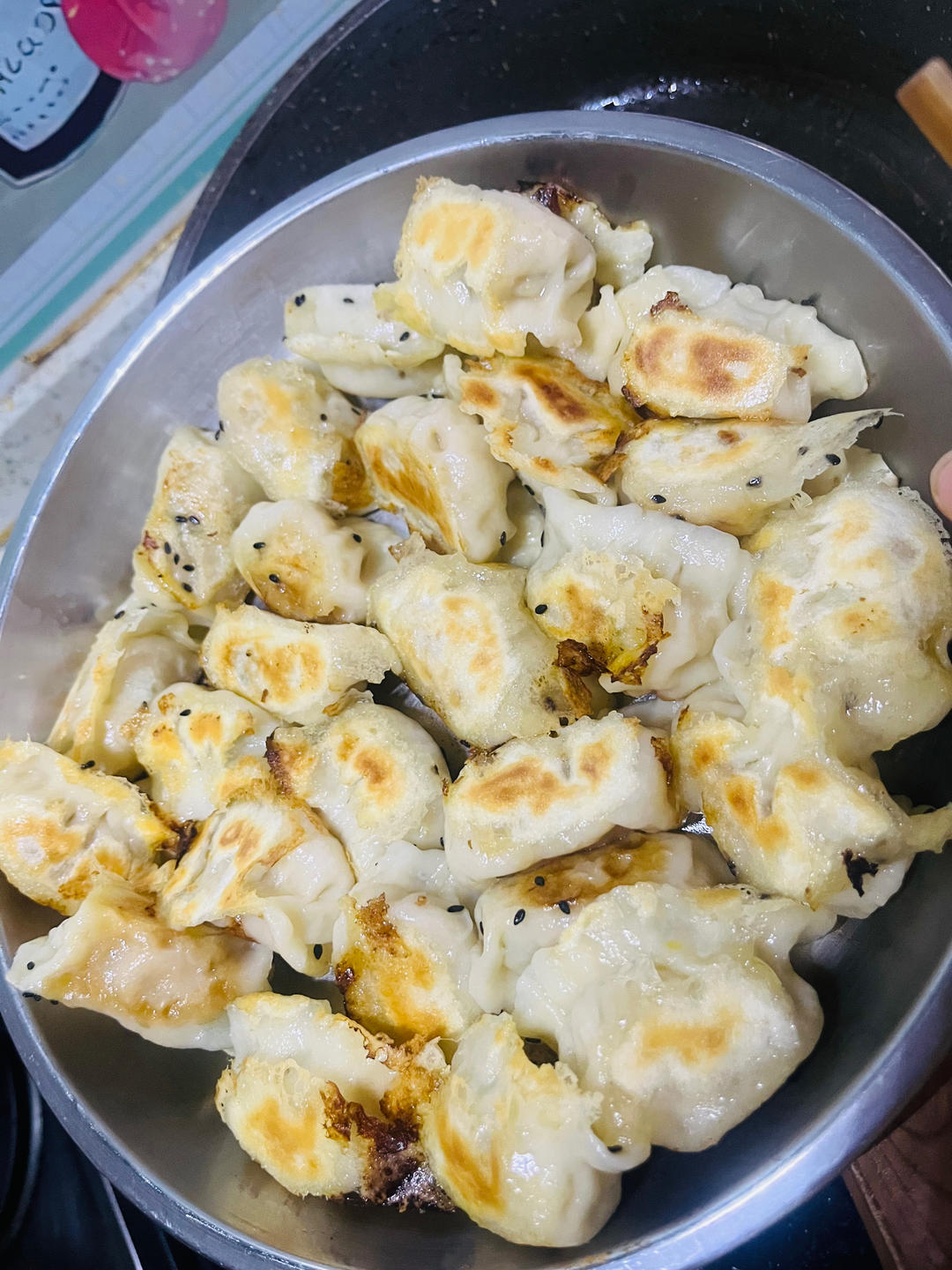 懒人生煎饺子