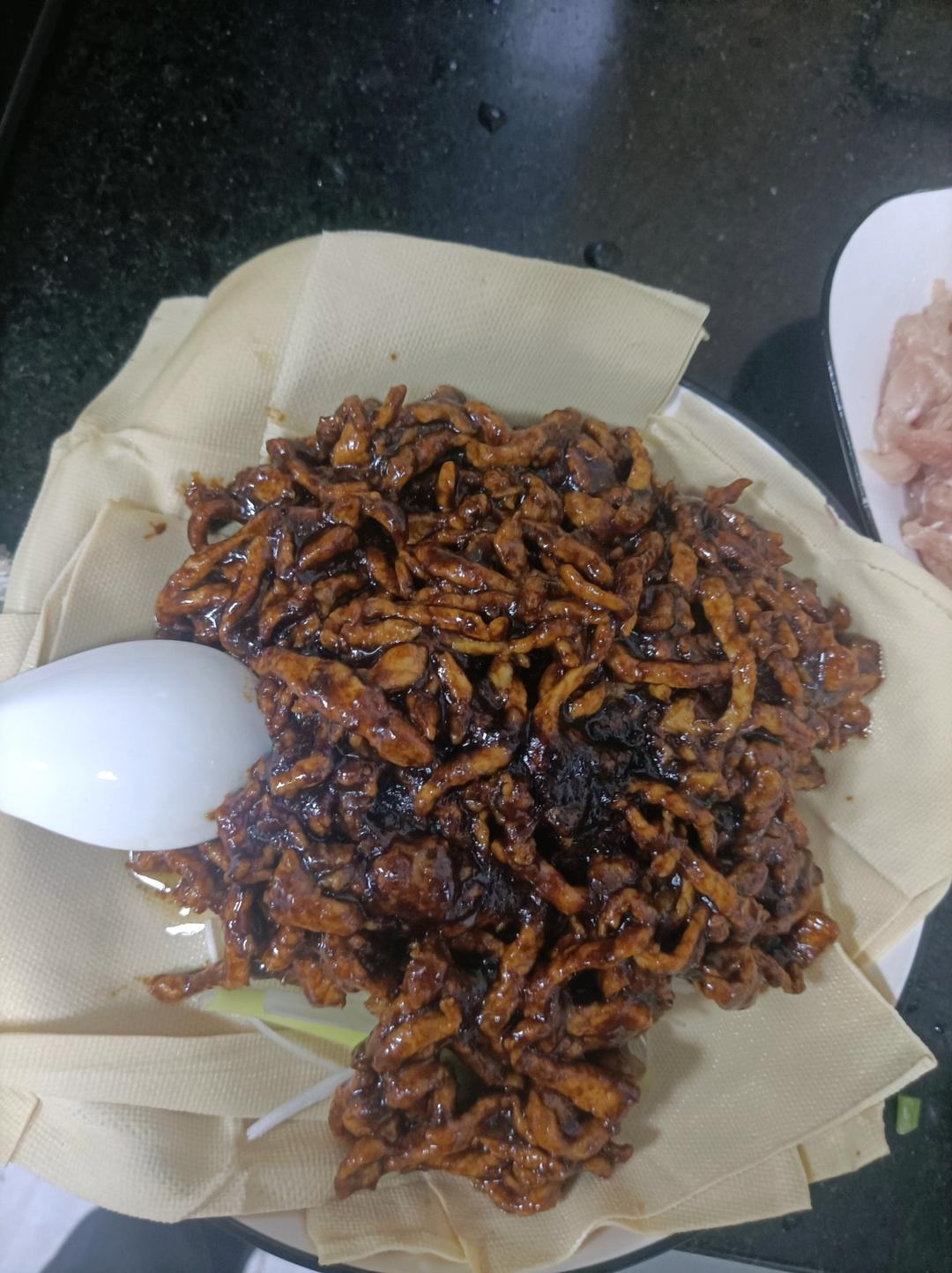 传统做法 京酱肉丝