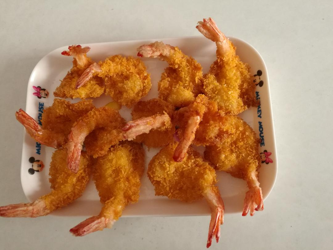 面包糠炸虾