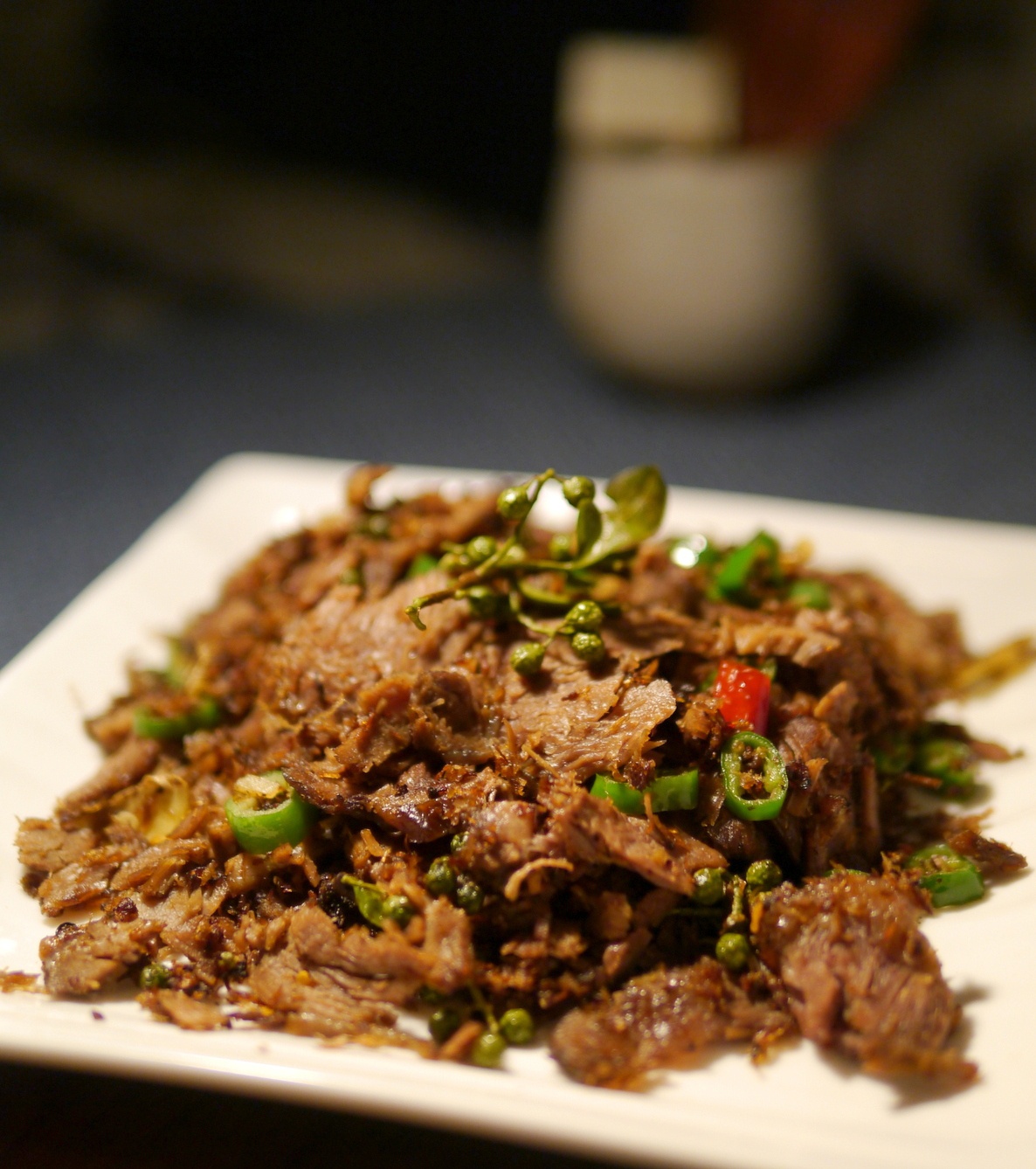 凯特猫菲娅做的花椒牛肉