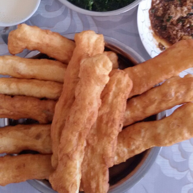 炸油条
