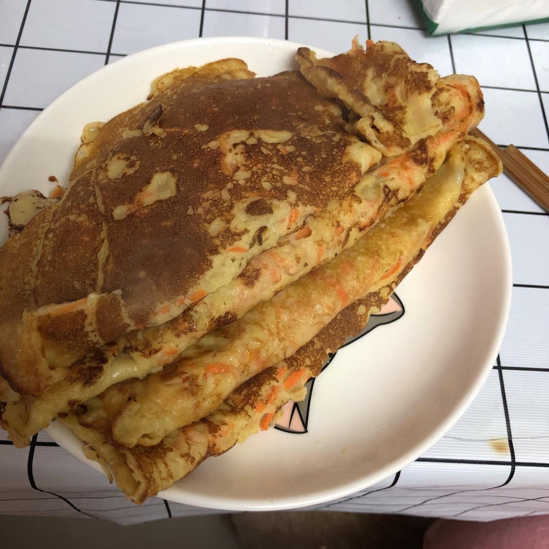 胡萝卜鸡蛋饼