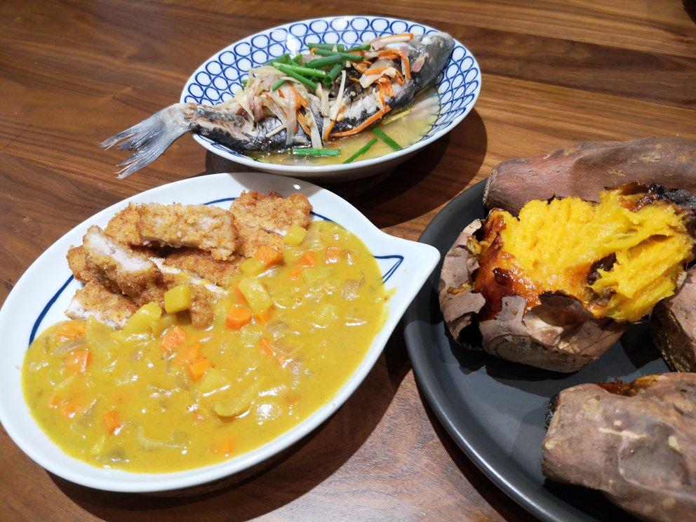 暖心の炸猪排咖喱饭