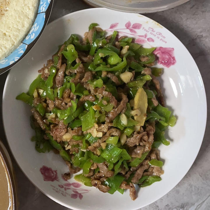 青椒炒牛肉