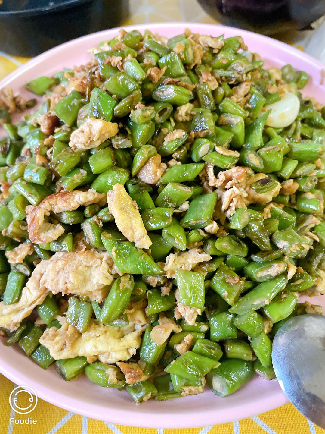 豆角炒蛋超级下饭菜，不好吃算我输