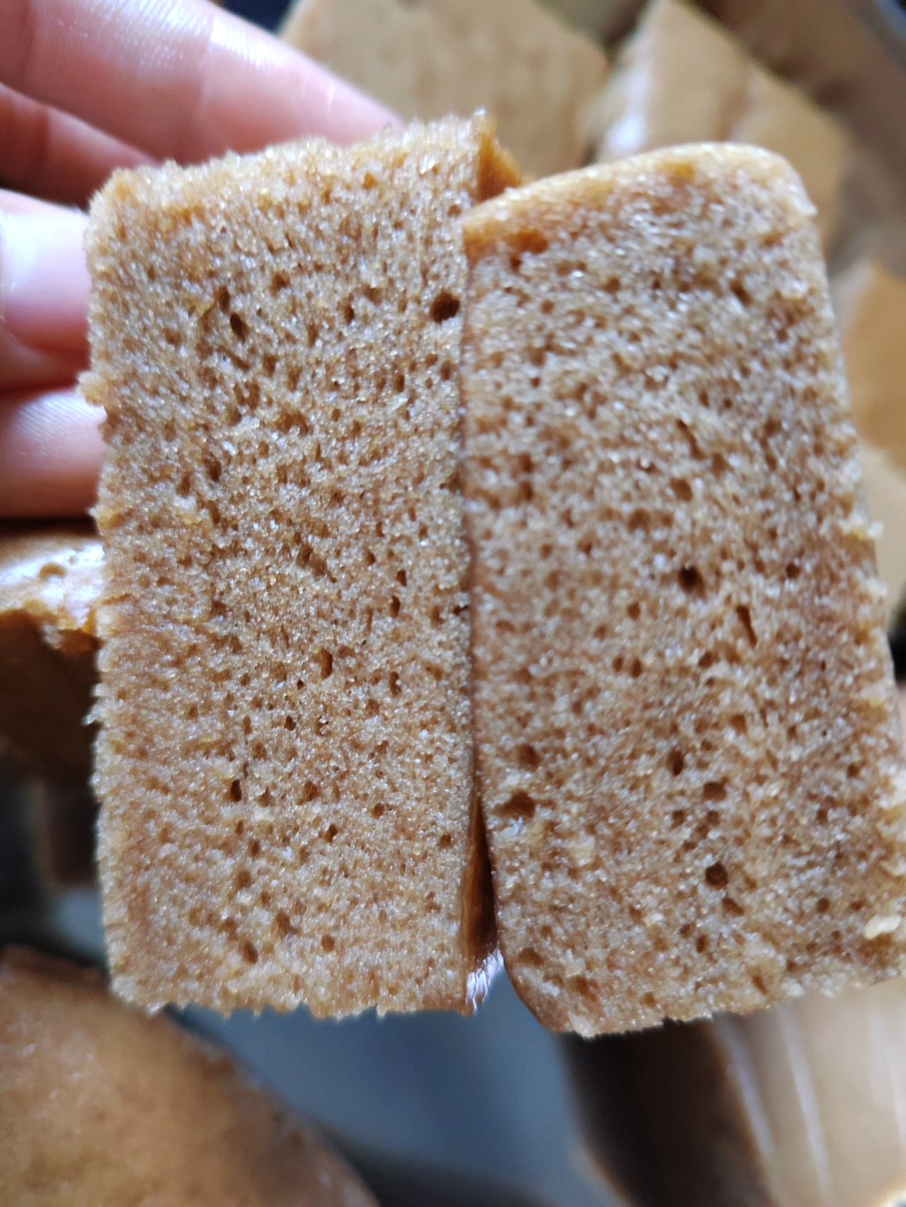 红糖椰油马拉糕二次发酵版，无泡打粉，原创