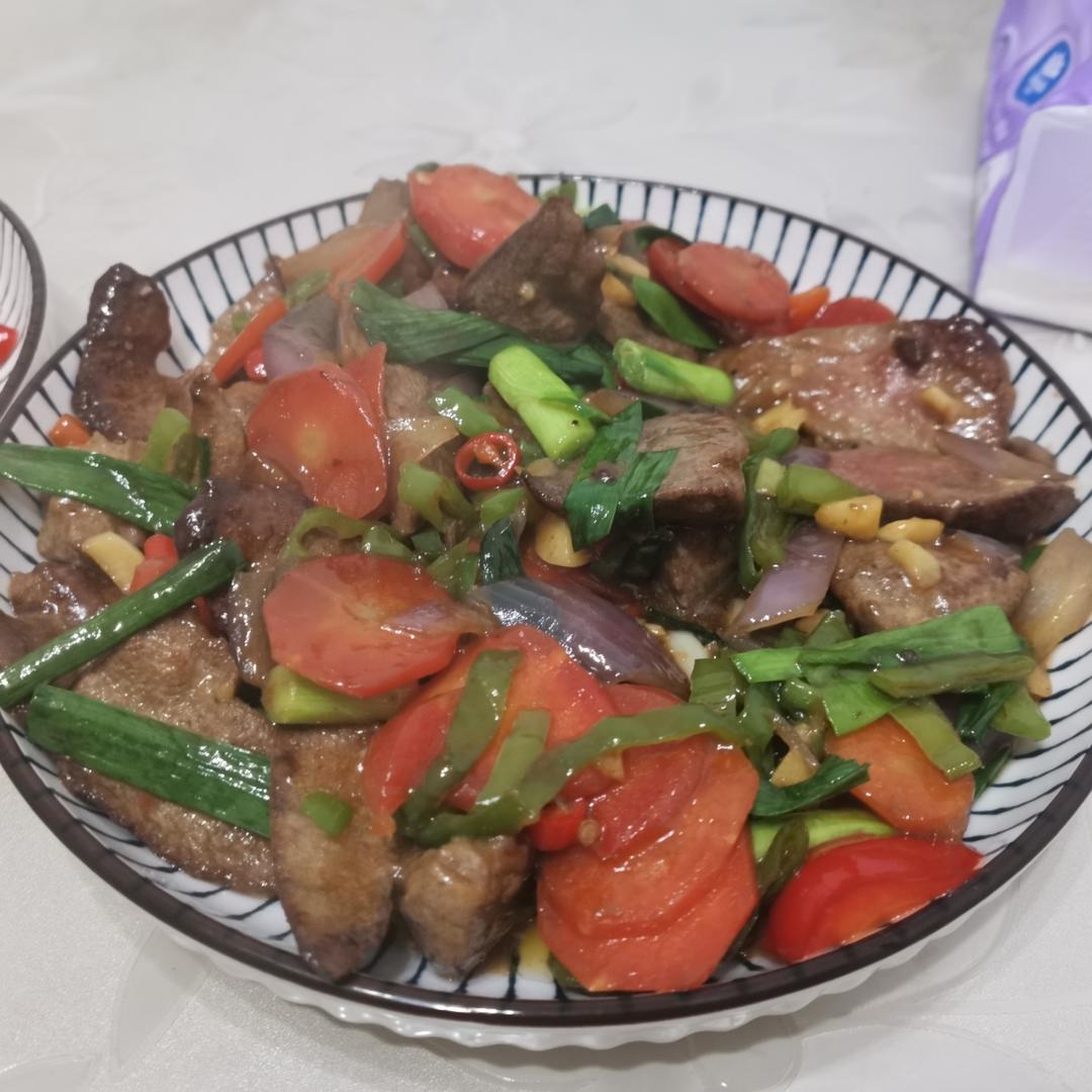 软嫩不腥的爆炒猪肝