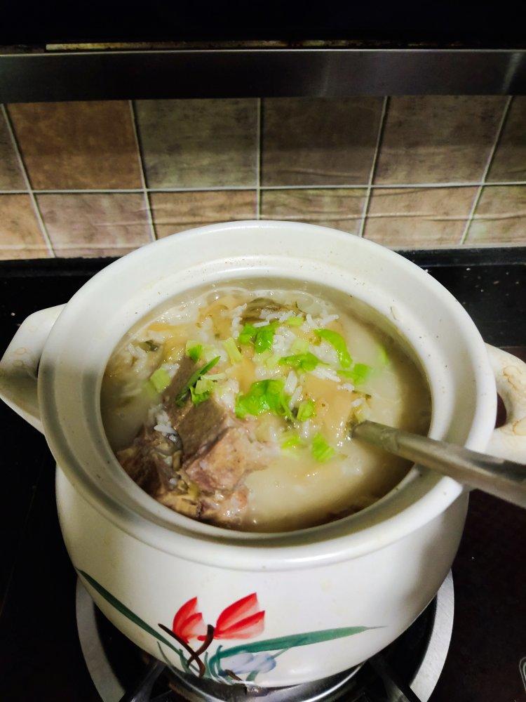 菜干咸骨粥