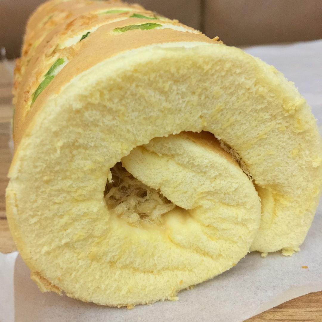 香葱肉松肥蛋糕卷～