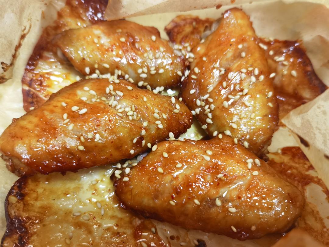 无油！空气炸锅烤鸡翅