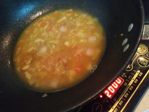 【特色】咖喱虾仁滑蛋(大口超满足)的做法 步骤3
