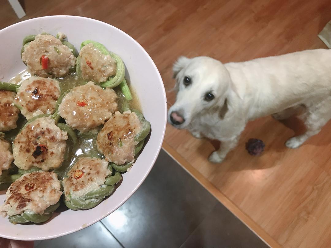 豇豆酿肉