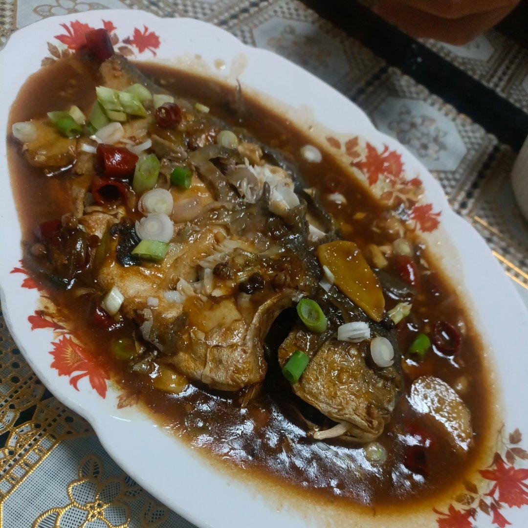 家常红烧鲳鱼