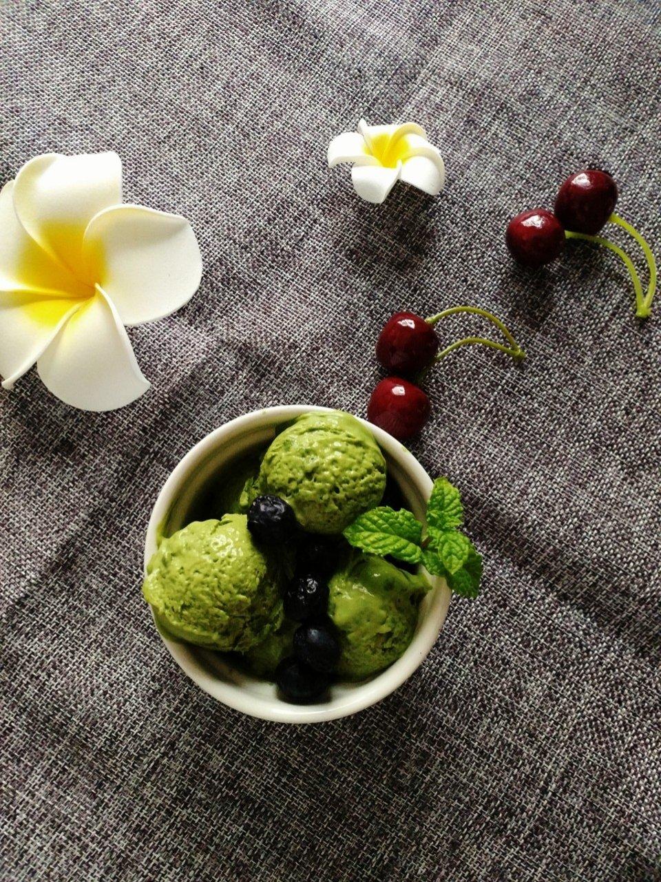 抹茶冰淇淋（不用蛋黄）