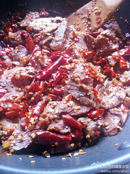 麻辣牛肉干