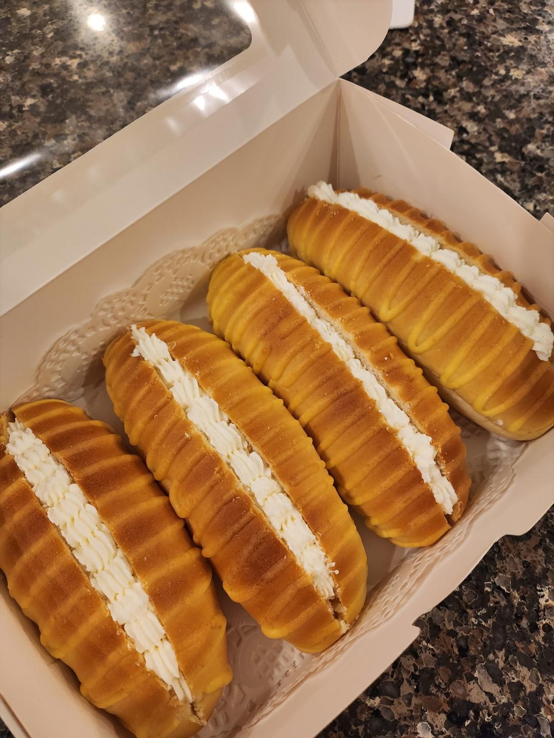 70%中种法鲜奶雪露面包~