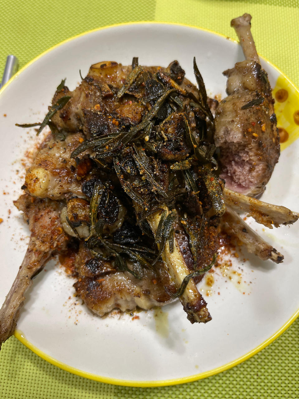 五分钟快手孜然香煎羊排