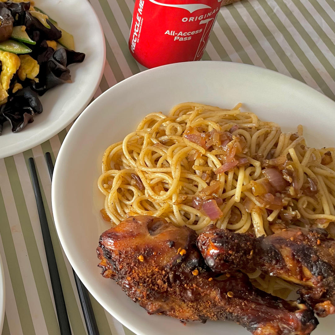 空气炸锅炸鸡腿，好吃到同事都来要教程