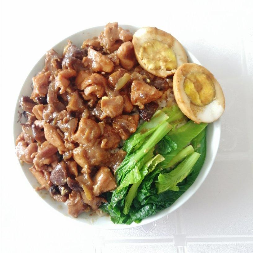 鸡肉版卤肉饭