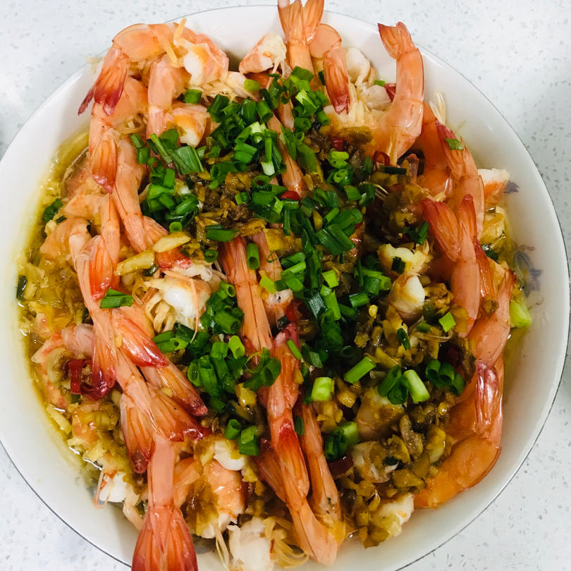 蒜蓉粉丝开背虾