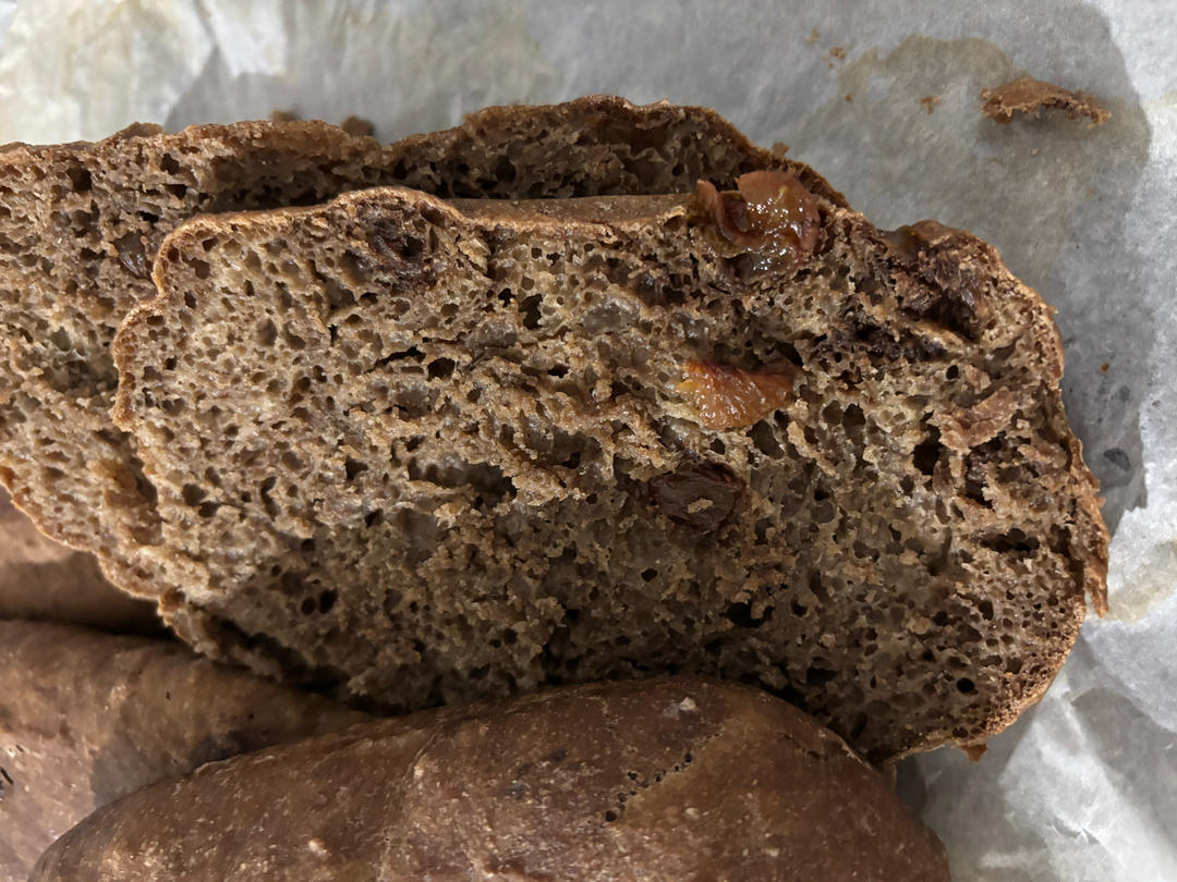 【不揉面】100%全麦拖鞋面包（恰巴塔）