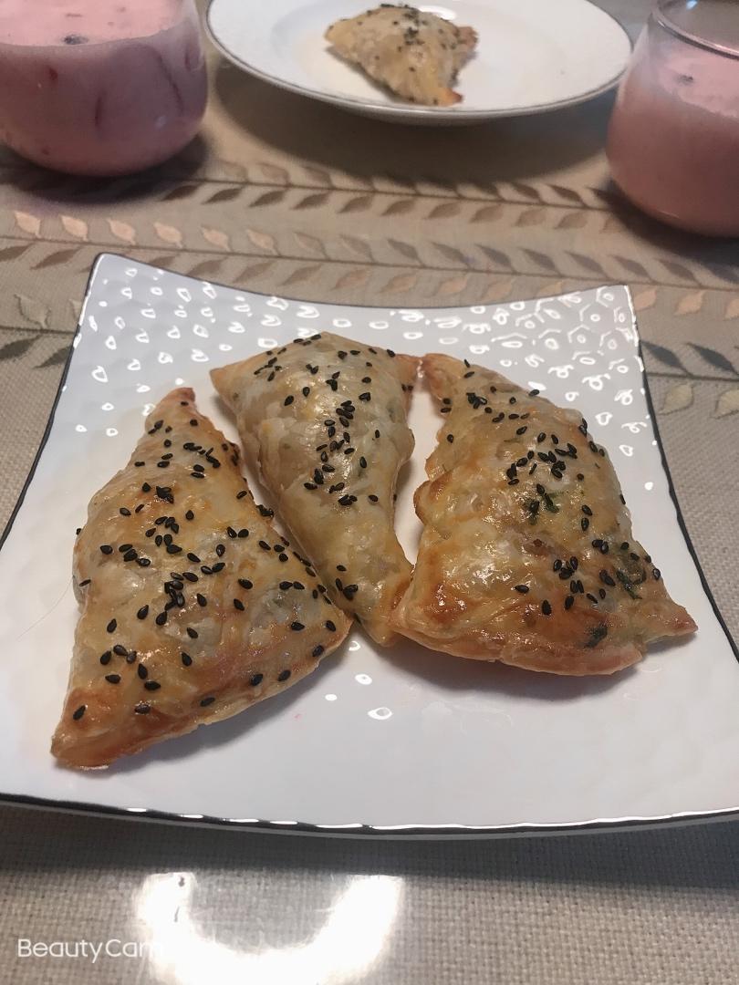 不用开酥，不用揉面，也能做香甜酥脆的苹果派