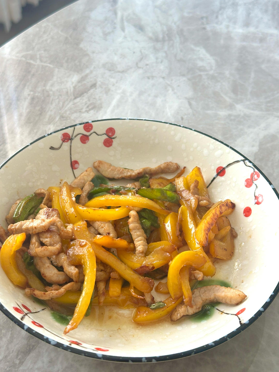 彩椒肉丝