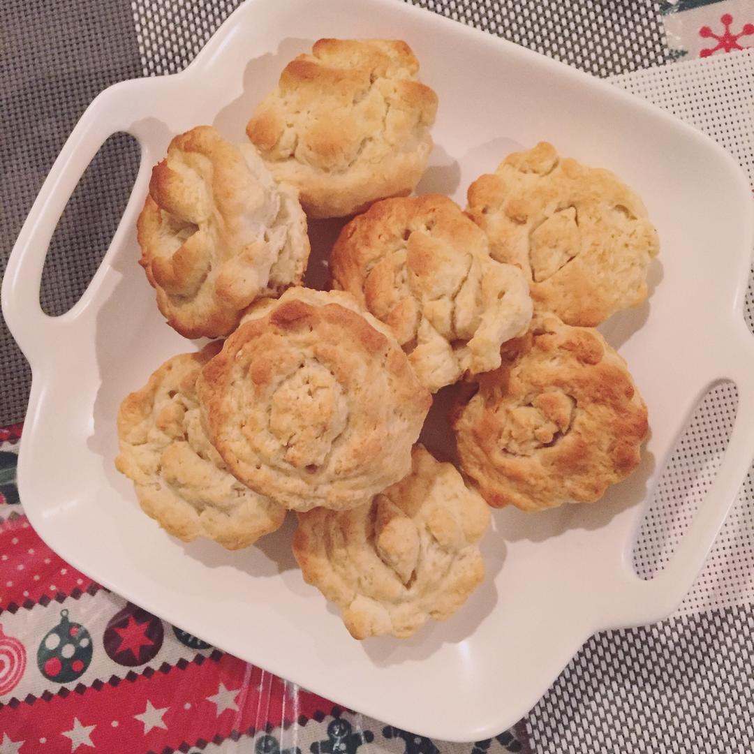 朴素的椰子油咸司康<Coconut Oil Biscuits>