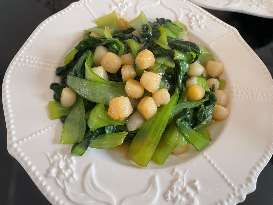 时蔬炒鲜贝