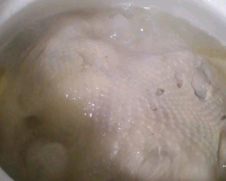 砂锅清炖整鸡汤