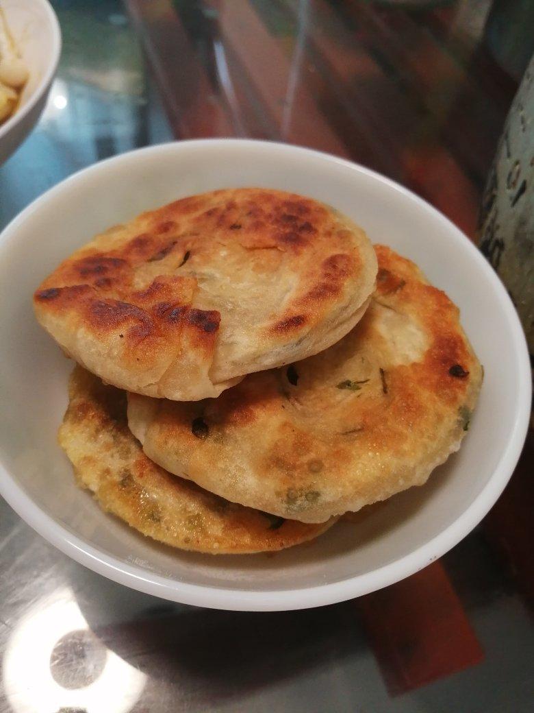 饺子皮葱油饼