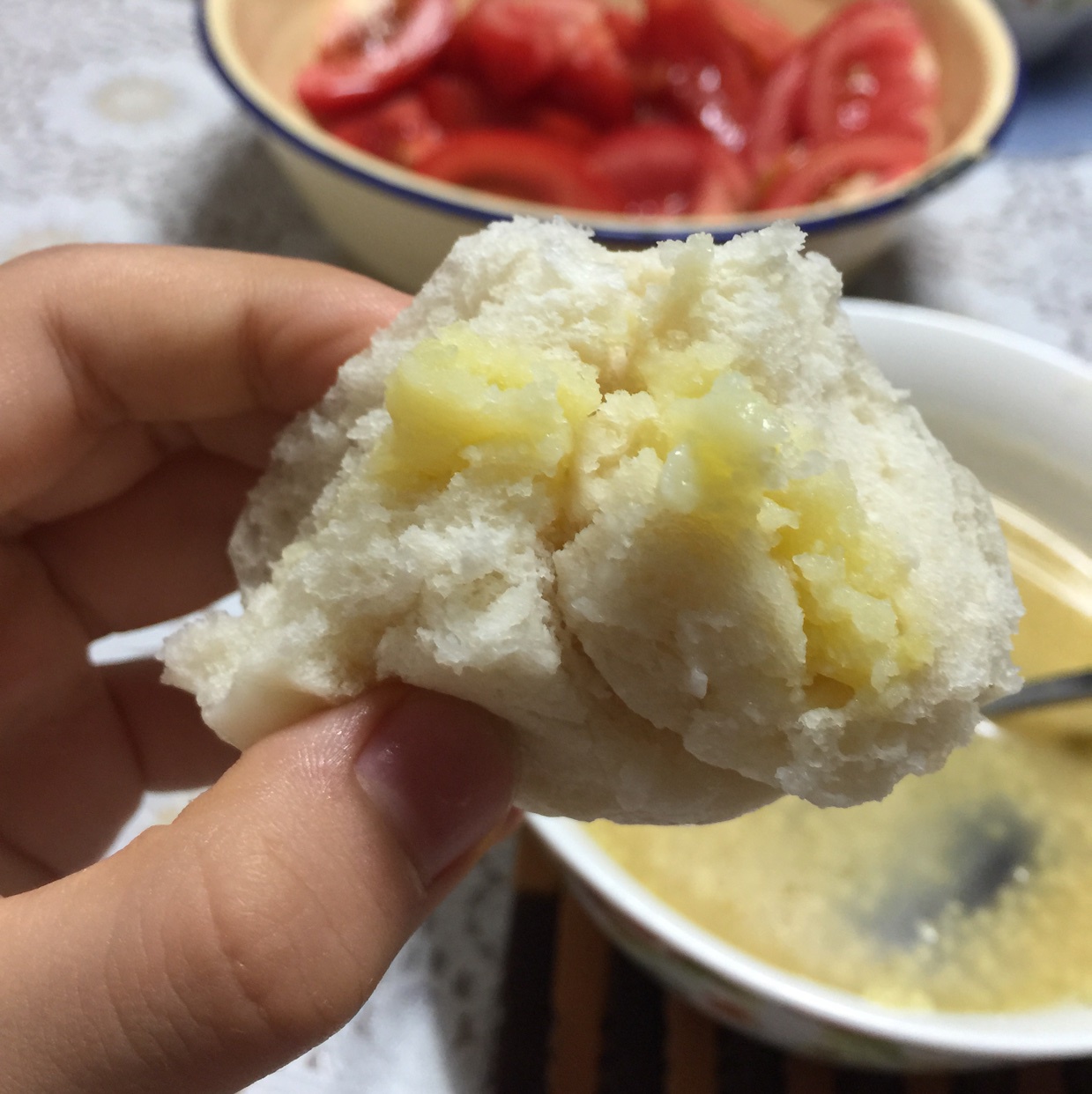 奶黄包的奶黄馅