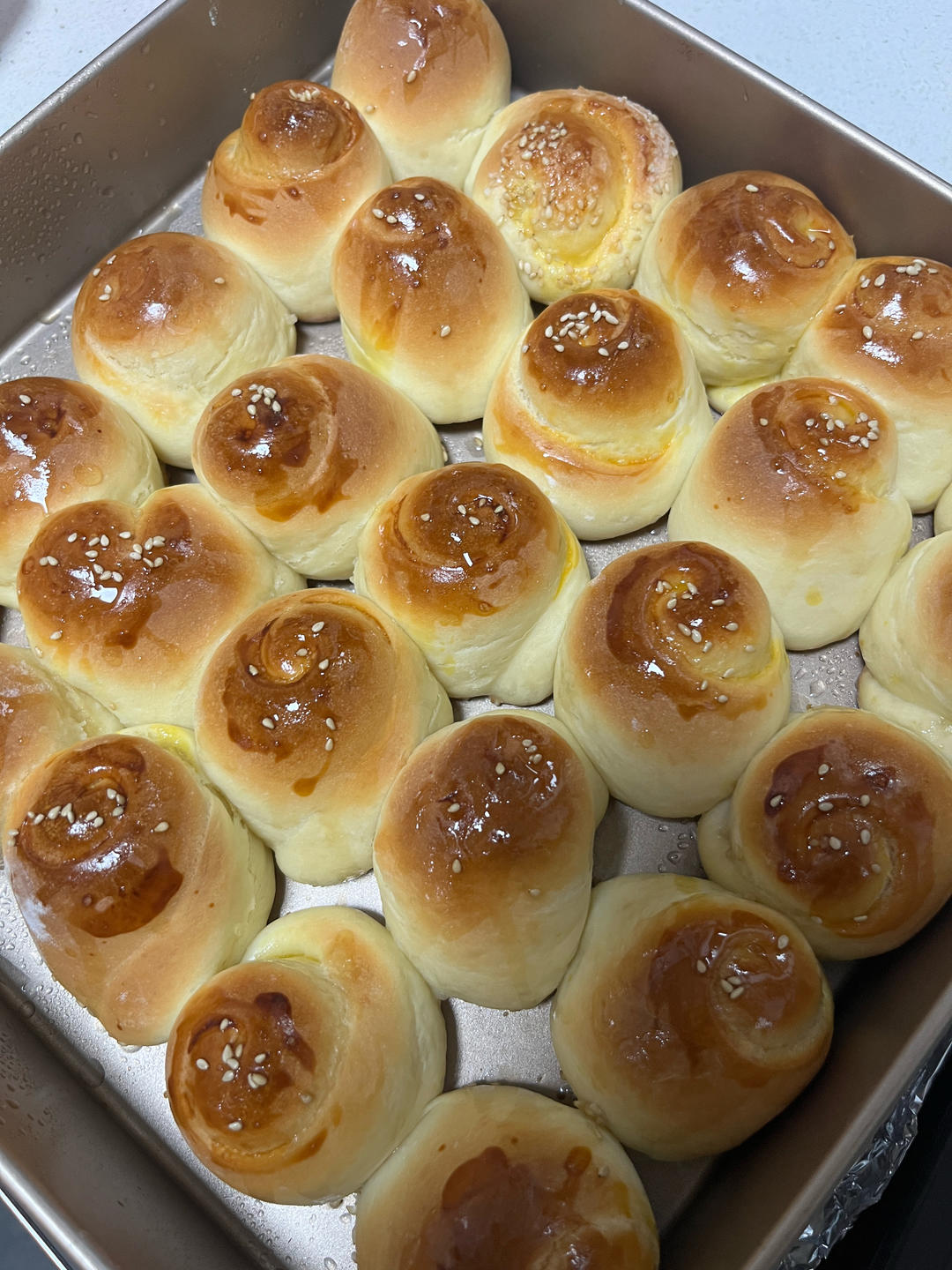 脆底蜂蜜小面包