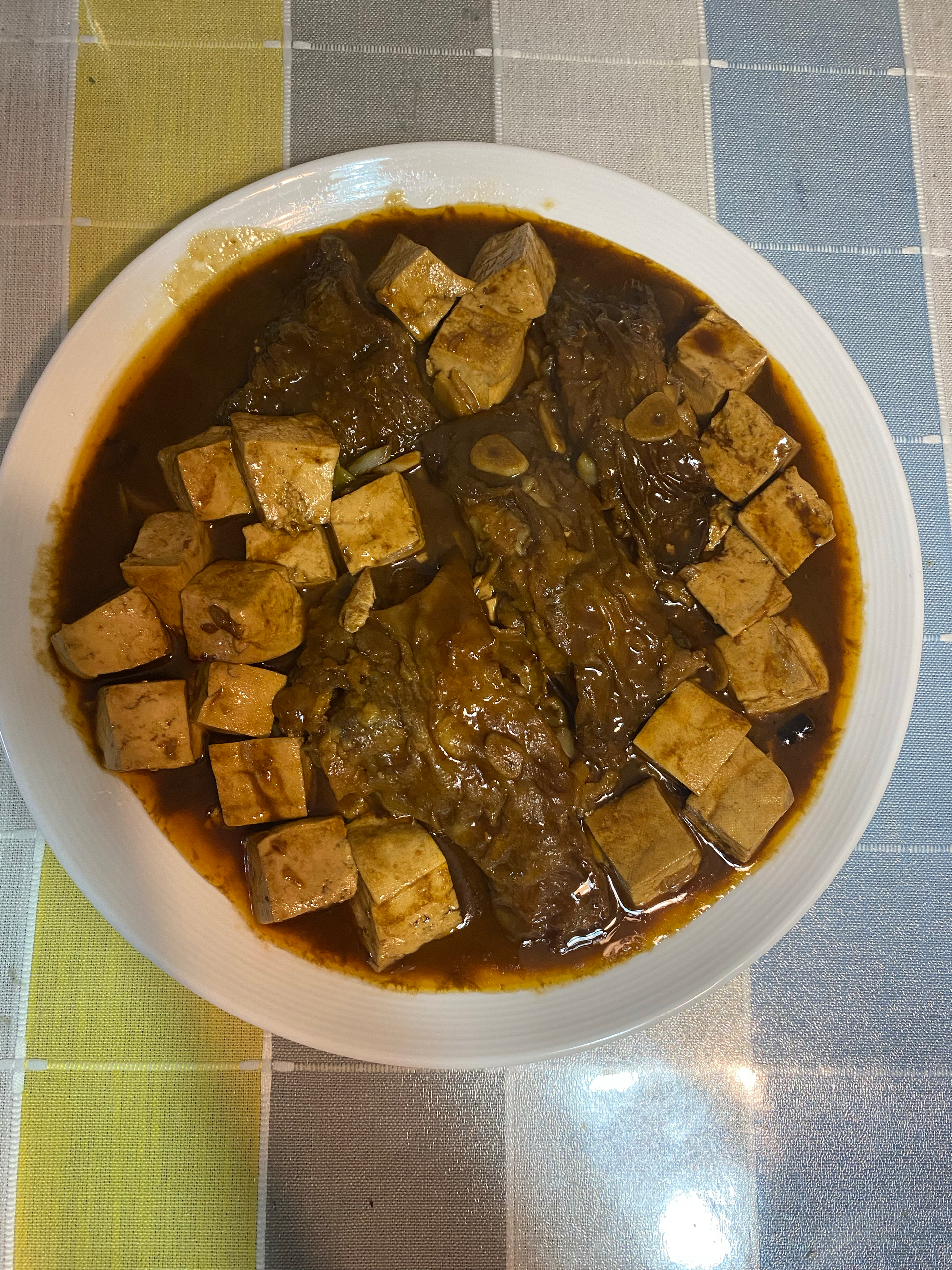 黄鱼炖豆腐