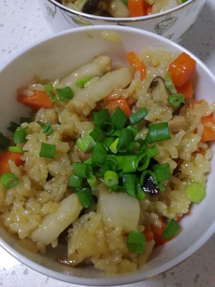 香菇排骨焖饭
