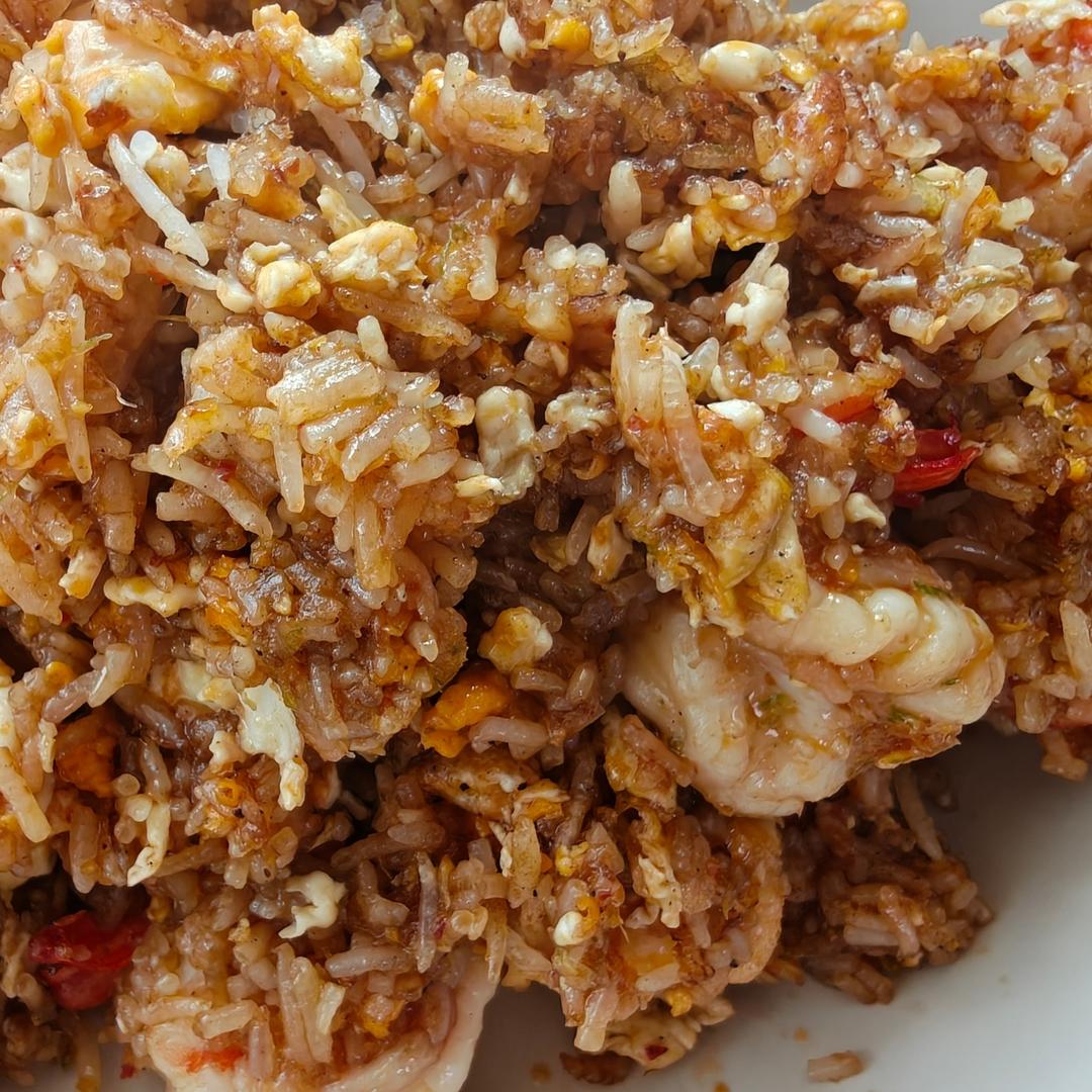 青柠虾炒饭