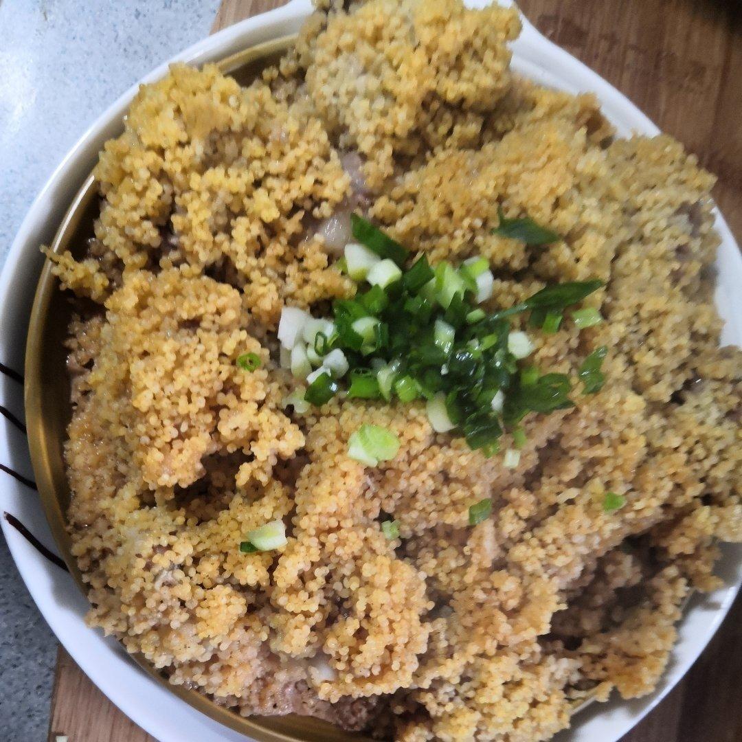小米蒸排骨