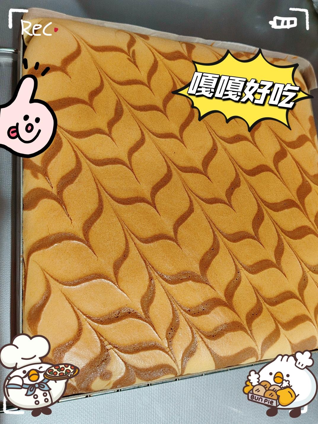 大盘千叶纹蛋糕