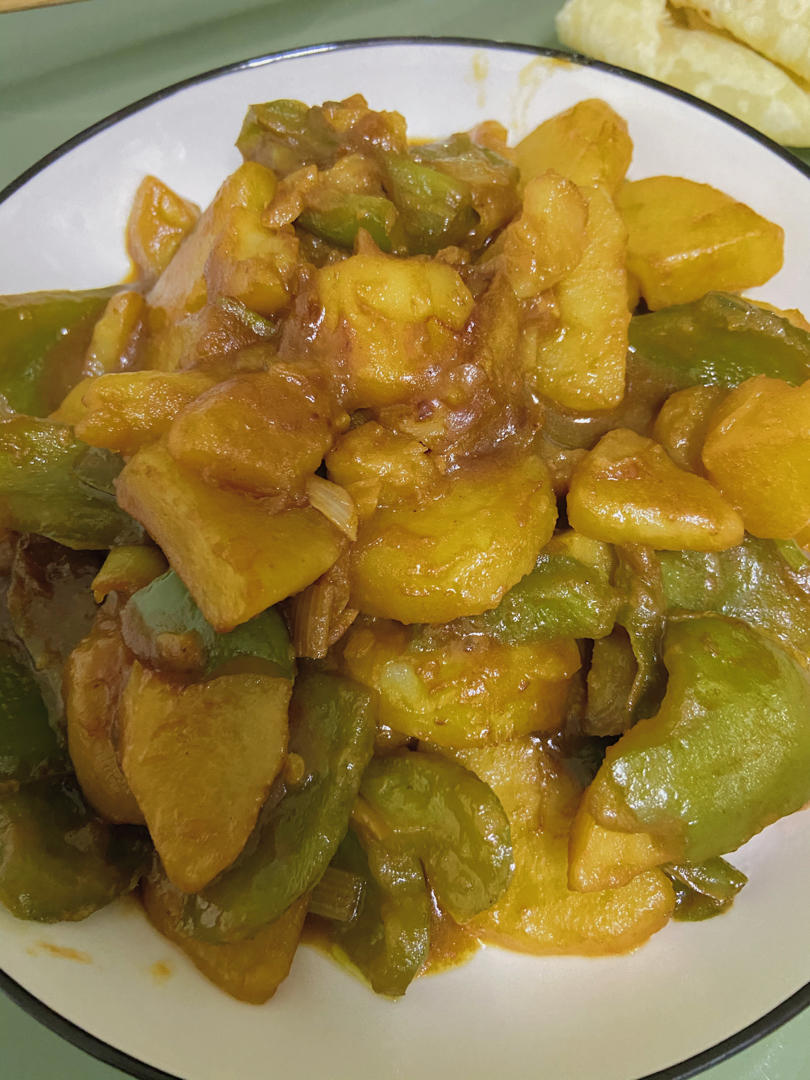 土豆炒柿子椒