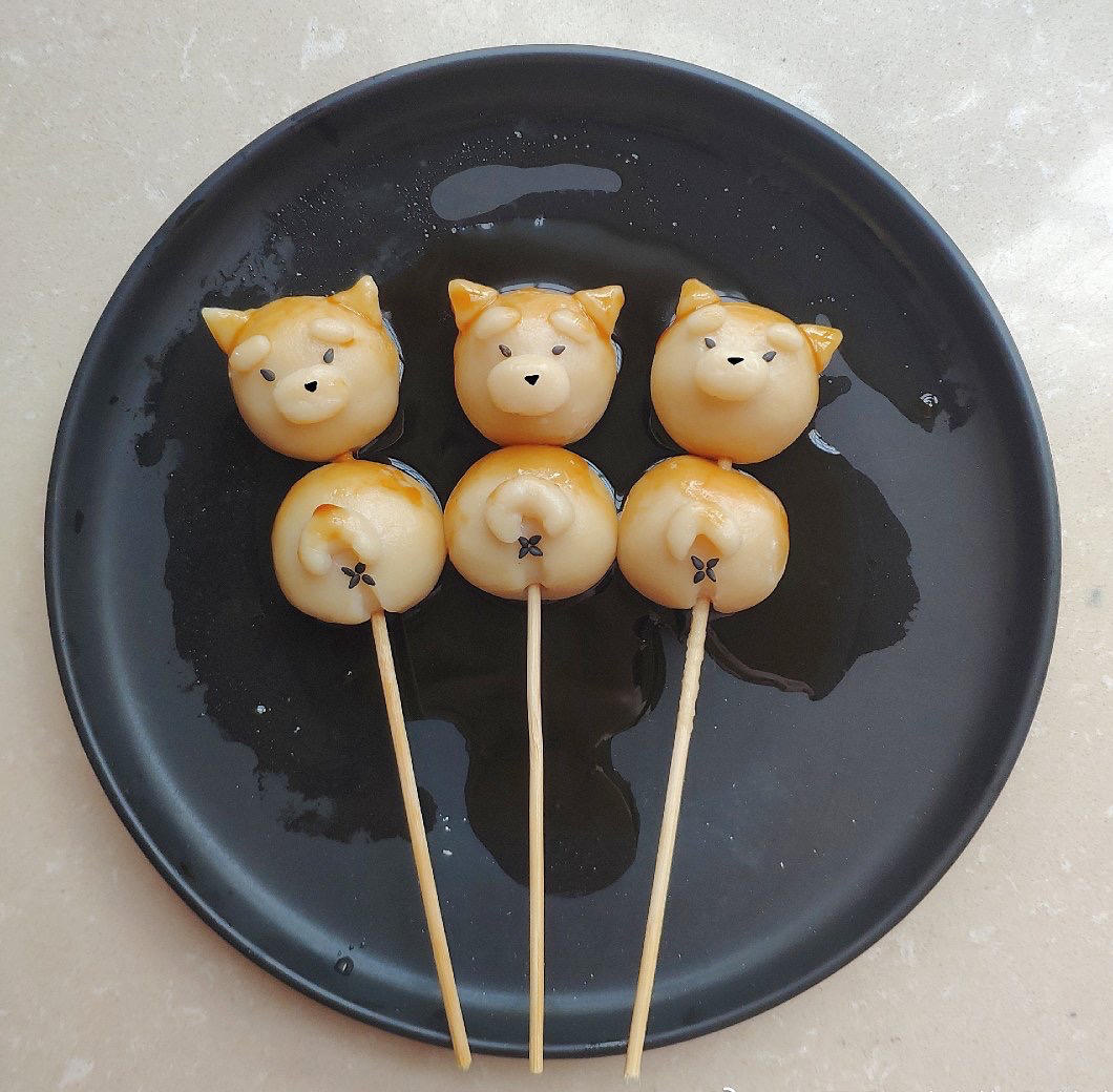 日式柴犬御手洗团子