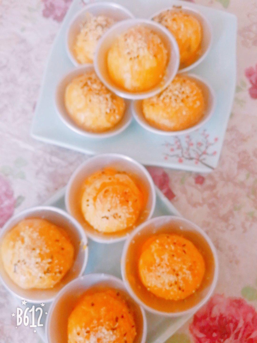 小婷食光🔆汤圆新吃法.蛋挞皮烤元宵