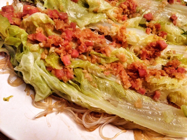 蒜蓉粉丝蒸娃娃菜