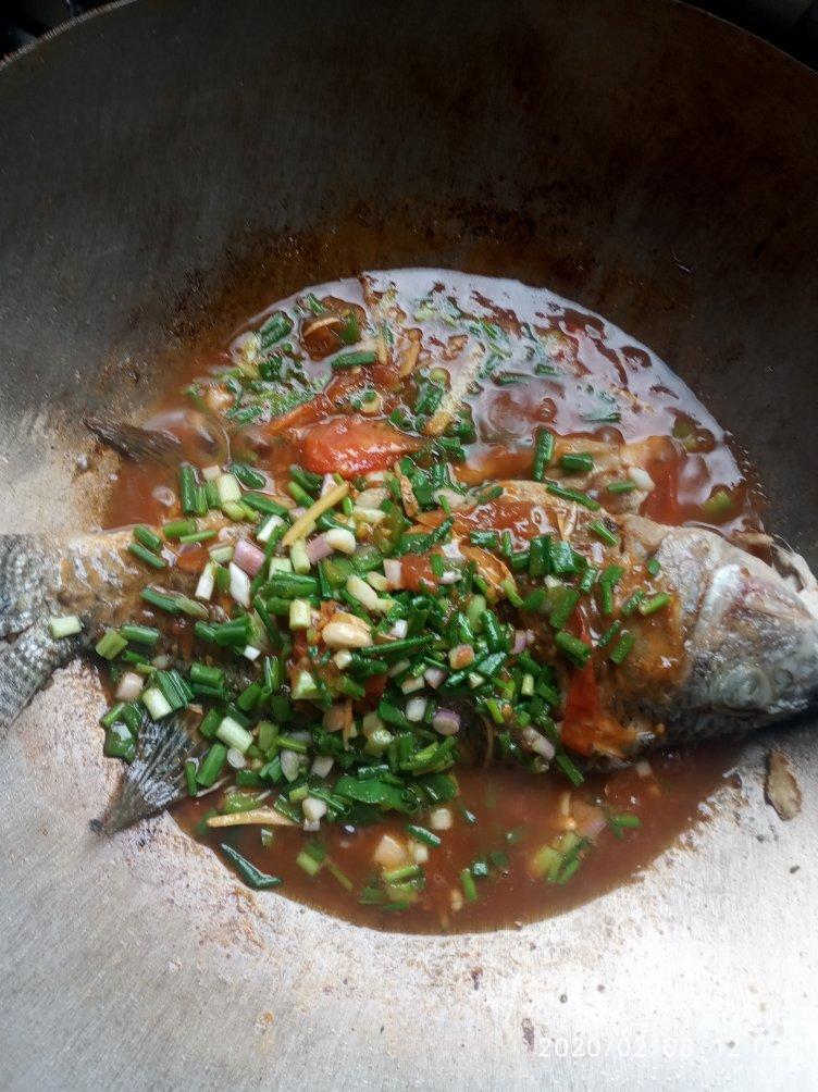 继承老爸自创菜谱之-酸甜番茄红汁浇鱼