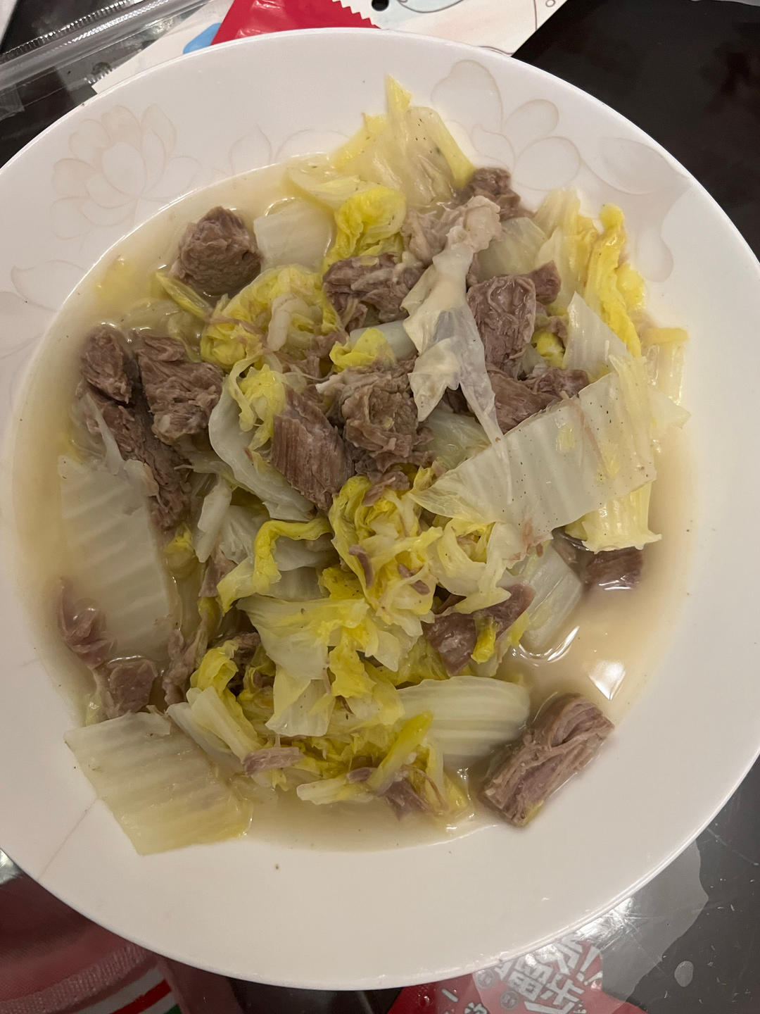 白菜粉丝羊肉汤