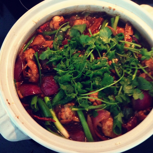 火锅版加辣奇味鸡煲