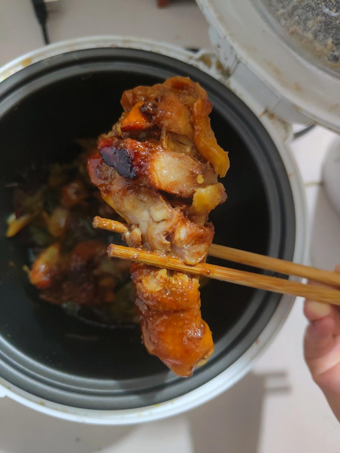 电饭煲红烧大鸡腿（不加一滴水）